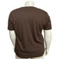 Kim Rogers Chocolate Brown 100% Cotton Tee Sz-XL