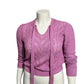 Vintage America Women's V-Neck Sweater in Pink