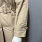 Misty Harbor Cotton Blend Double Breasted Tan Trench Jacket Sz-14 Petite