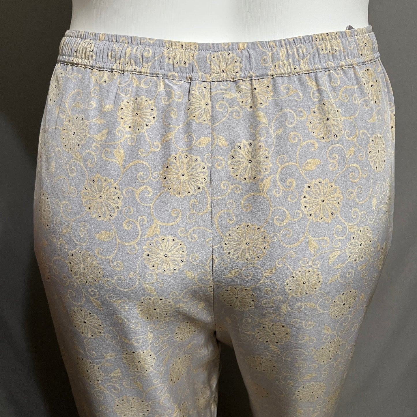 CW Women’s 100% Silk Drawsting Trouser Pants Sz-16/18