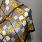 Square 100% Silk Multicolored Square Print Scarf Sz-One Size