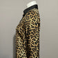 Michael Kors Cheetah Print Satin Blouse Sz- Medium Petite