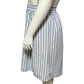 Maxi Studio Blue Striped Hi-Low Skirt Sz-XL