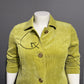 Requirements Women's Corduroy Jacket in Lime Green Sz-XL