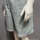 Poetry Sage Green Casual Fit 100% Linen Walking Shorts Sz-14