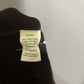 Nurture Chocolate Tussah Silk Brown Knit Peplum Sweater Vest Sz-Large