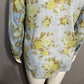 Floral Button Down Shirt in Blue and Green