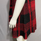 Joseph A Red and Black Knit Cardigan Sz-Large
