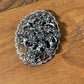 Vintage Silver Floral Brooch