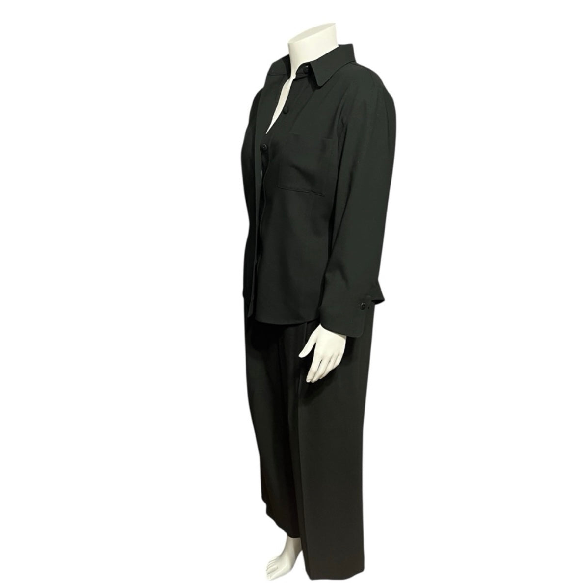 Women's Dark Green 2 pc Matching Pant Suit Sz-14/16