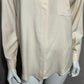 Corbin Collection 100% Silk Cream Button Front Casual Shirt Sz 4