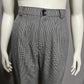 Bridgetown Collection Houndstooth 100% Wool High Waisted Trousers Pant Sz-14