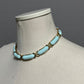 Trifari Mint Green With Gold Trim Necklace Sz- One Size