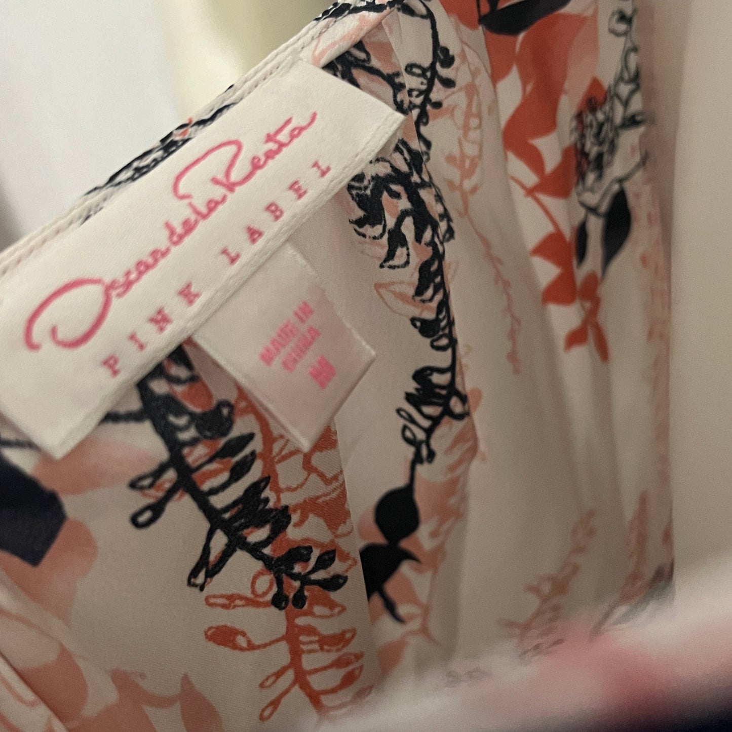 Oscar De La Renta Pink Label Lace Nightie Sz-Med/Lg