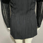 Amelia Toro Cinched Pinstriped Wool Linen Blazer Sz-10