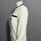 Vintage Evan Picone Cream With Black Trim Career Secretary Women’s Blouse Sz-10