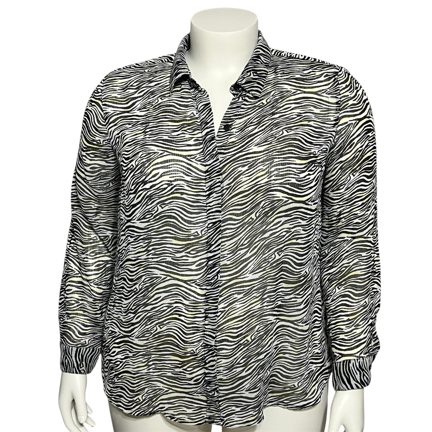 Christopher & Banks Zebra Pattern Top