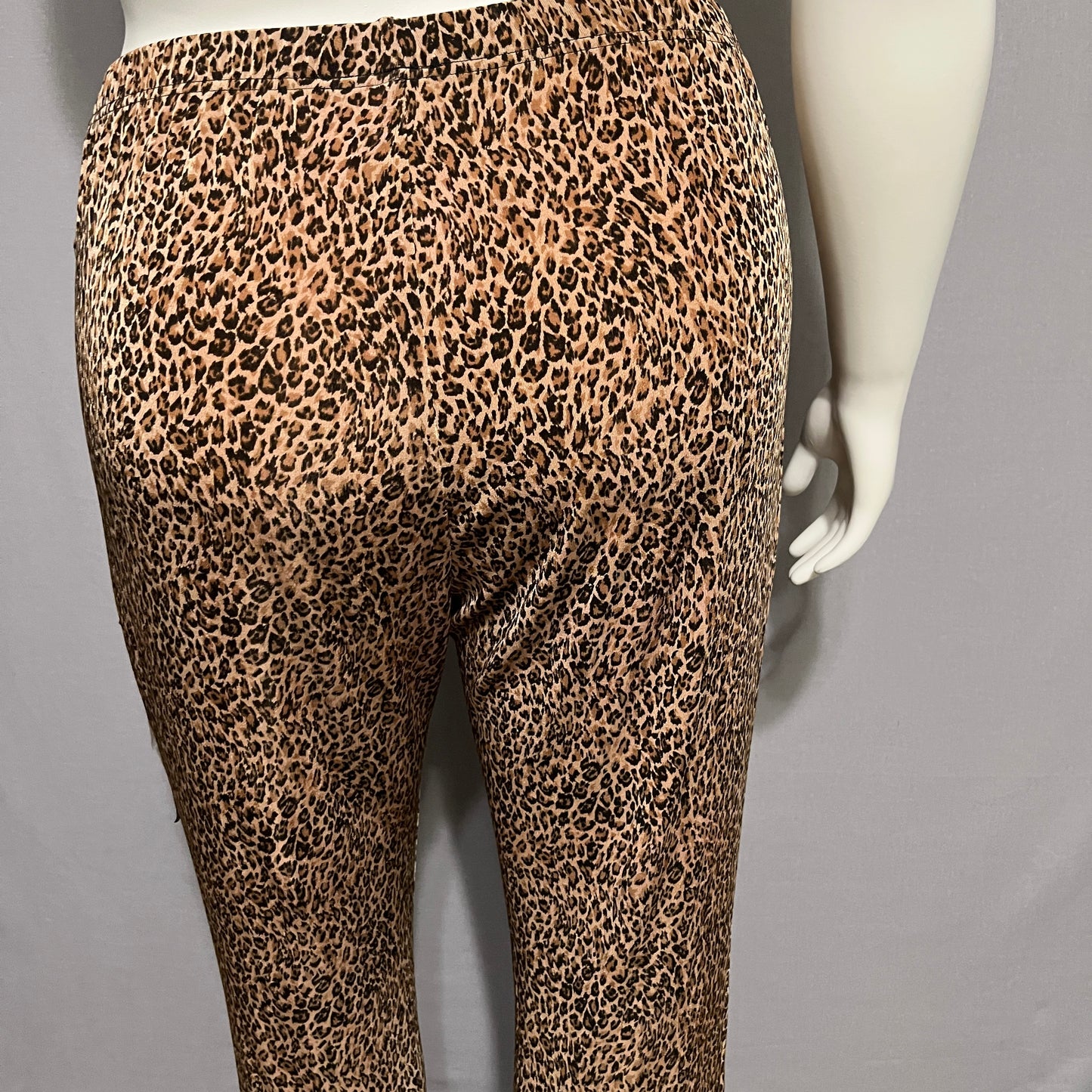 Liz Claiborne Animal Print Straight Leg Pants