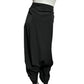 Black Harem Drop Waist Pants Sz-10