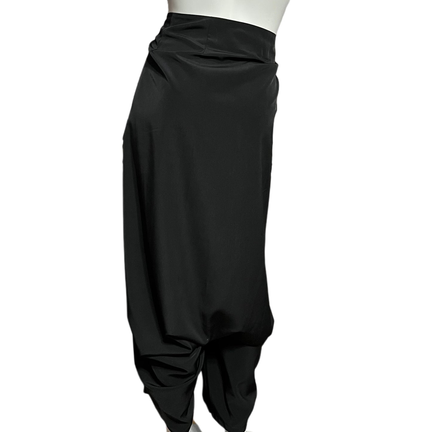 Black Harem Drop Waist Pants Sz-10