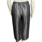 DKNY Women’s Silver Linen Blend Drawsting Casual Pants Sz-Large