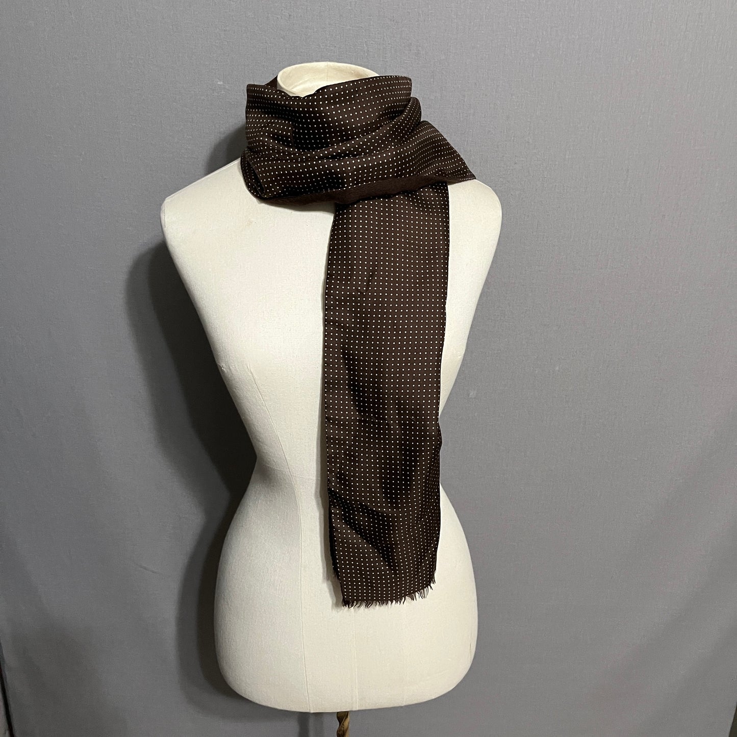 Brown Polka Dot Women’s Unisex Scarf