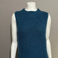 Toad&Co Teal 100% Merino Wool Sleeveless Sweater Vest Sz Large