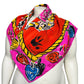 Escada 100% Silk Multicolored Scarf