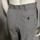 Bridgetown Collection Houndstooth 100% Wool High Waisted Trousers Pant Sz-14