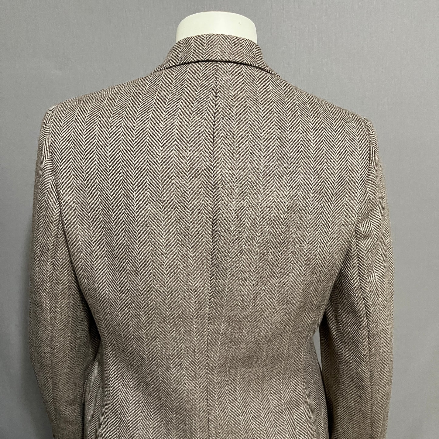 Jones New York Taupe Herringbone Blazer
