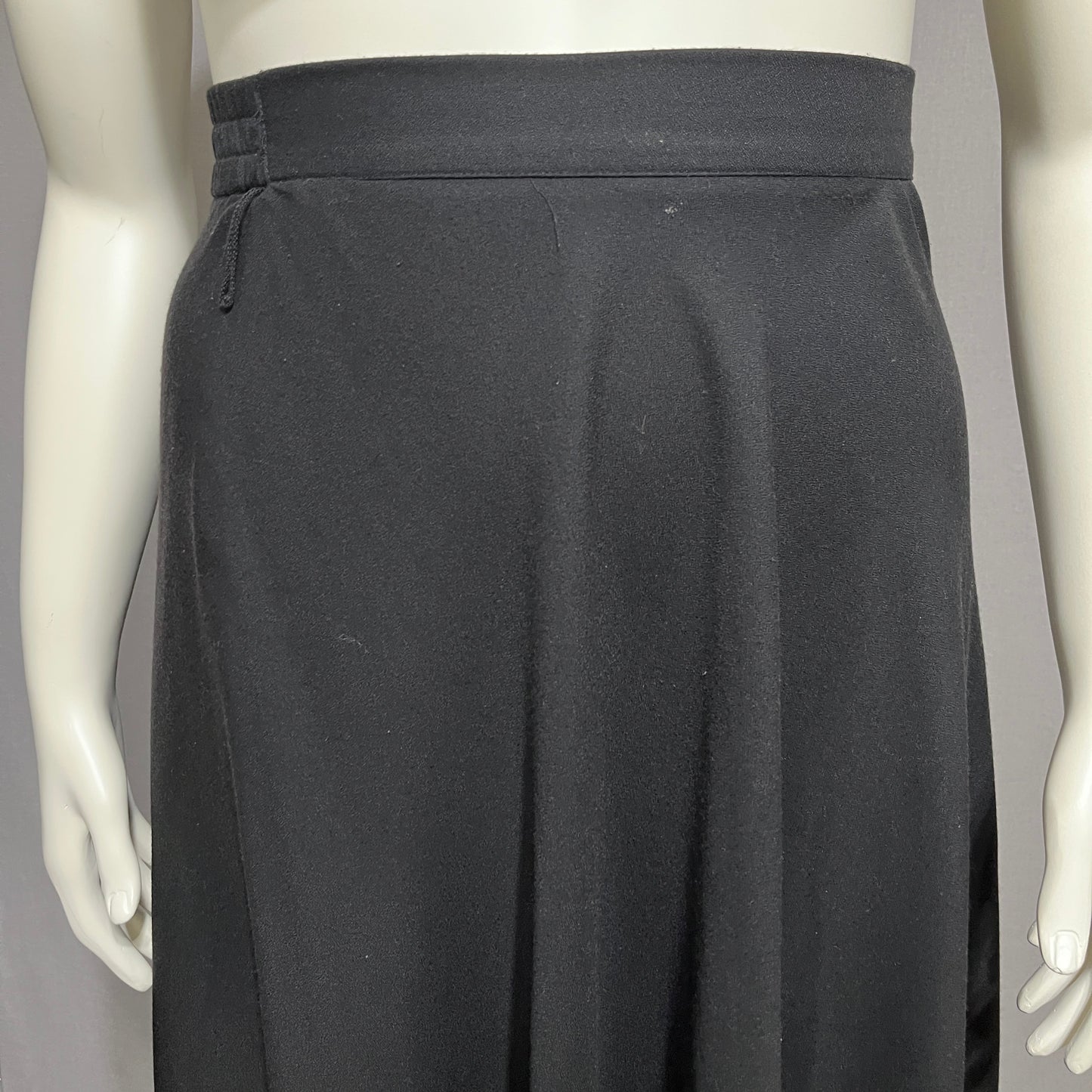 Russ Classic Black A-Line Skirt