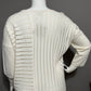 Wynne Layers White Stripe Sweater Sz-XL