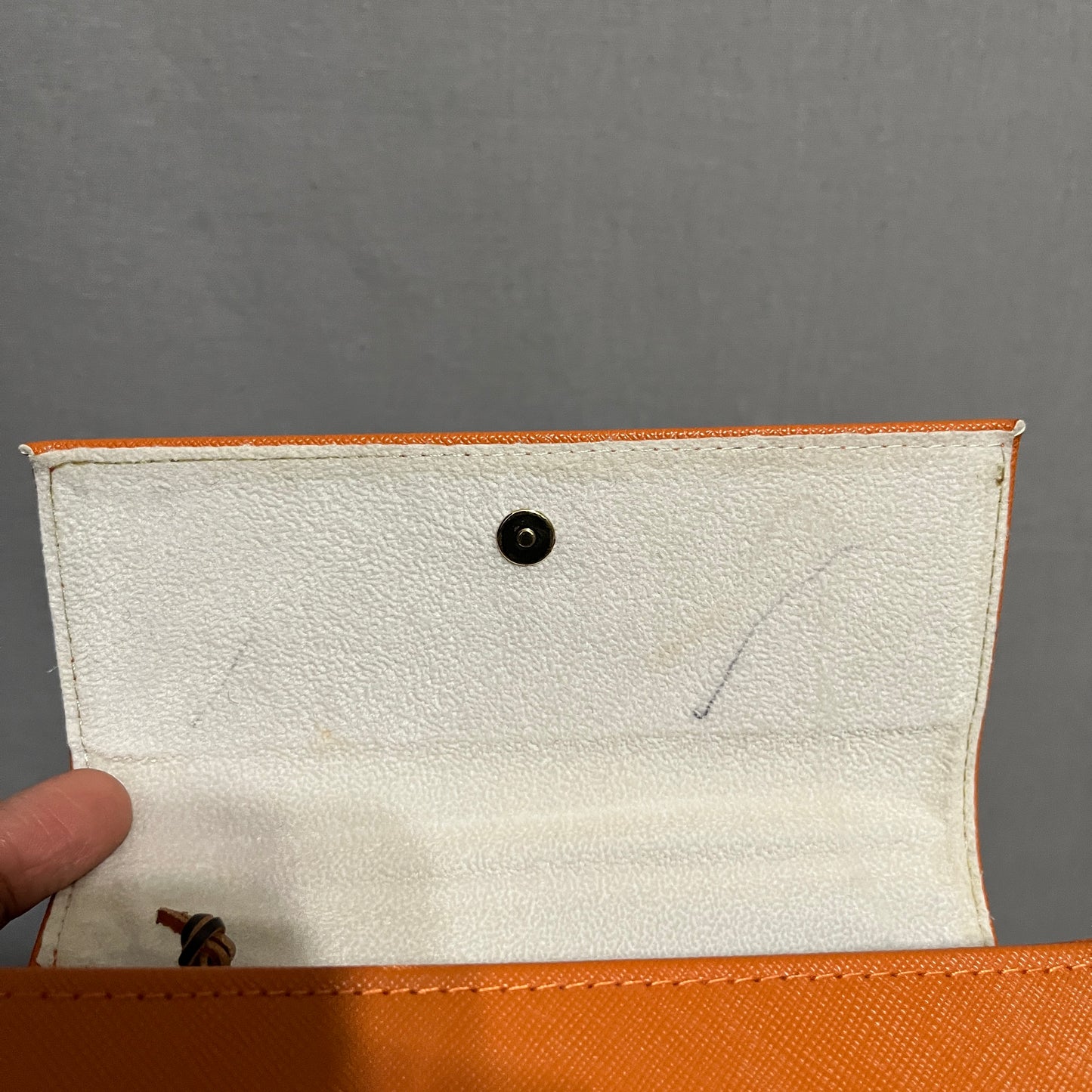 Tory Burch Vibrant Orange Eyeglass Case with Eyeglass Bag