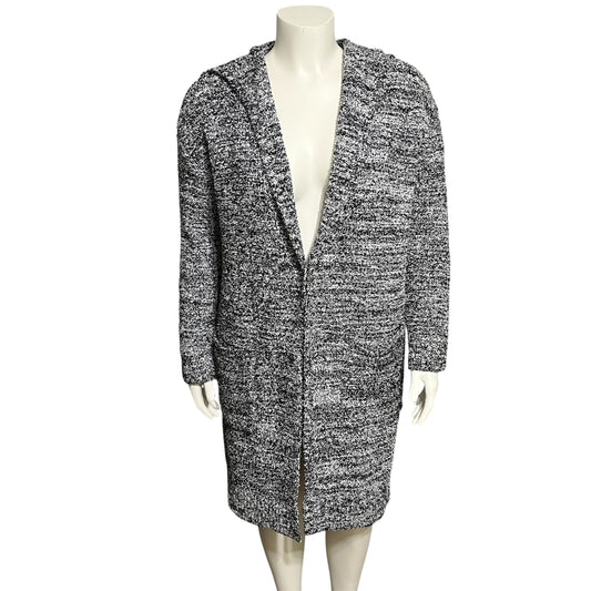 Barefoot Dreams Black and White CozyChic Cardigan