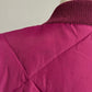 Lands End Pink Puffer Zip Up Bomber Quilted Jacket Sz-XL (18)