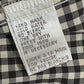 Jones New York Gingham Brown Button Front Top Sz-12