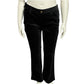Eddie Bauer Women’s Black Velvet Cotton Flared Pants Sz-14