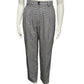 Bridgetown Collection Houndstooth 100% Wool High Waisted Trousers Pant Sz-14