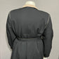 Yves Venet Canadian Black Tan Raincoat Trench Jacket Sz-XL