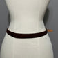 Banana Republic Genuine Brown Italian Leather Skinny Belt Sz-Medium