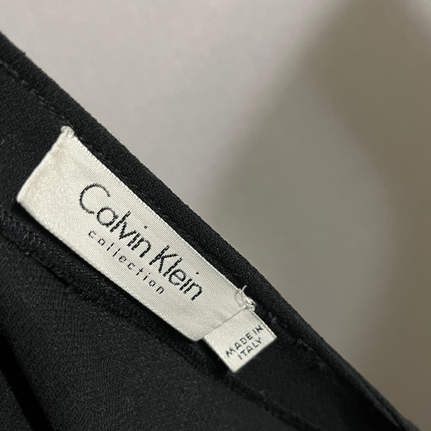 Calvin Klein Women’s Black Shift Dress 100% Wool Career Sz-Medium/Lg