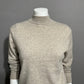 Glen Lyon Taupe Neutral Mock Neck 100% Cashmere Sweater Sz-Small Petite