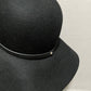 Black 100% Wool Floppy Hat