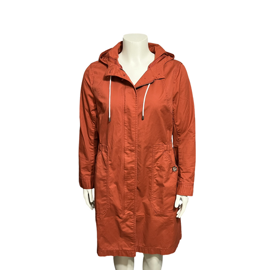 J.Jill Cotton Rust Orange Jacket Sz-Medium