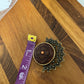 Artsy Brown and Gold Oversized Clip On Earrings