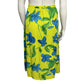 Outfit JPR Lime Green Blue Floral Summer Midi Skirt Sz-Medium