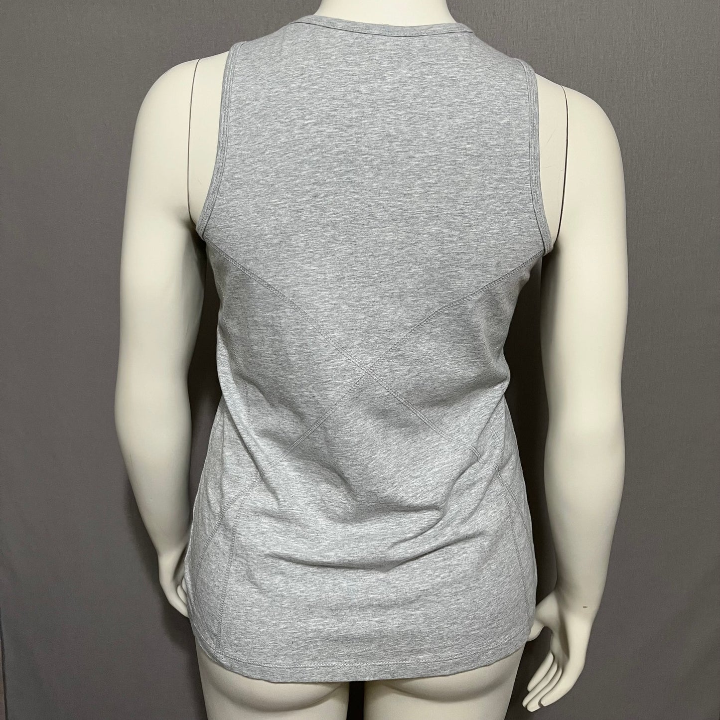 Athletic Works Gray Fitness Cotton Workout Tank Top Sz-Large