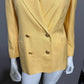 Talbots Banana Yellow Double Breasted Blazer Sz-4P