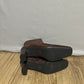 Aj Valenci Chocolate Suede Ankle Booties