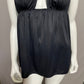 Montgomery Ward Vintage Black Camisole Nightwear Top Sz-Small